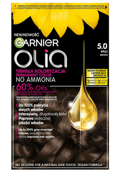Garnier Olia Farba do włosów 5.0 Brąz