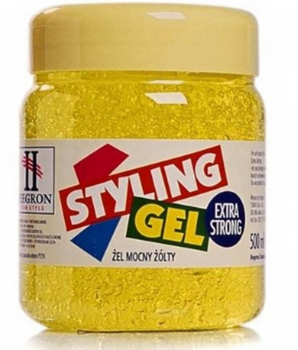 Hegron Styling Gel ExtravStrong do włosów Żółty 500 ml