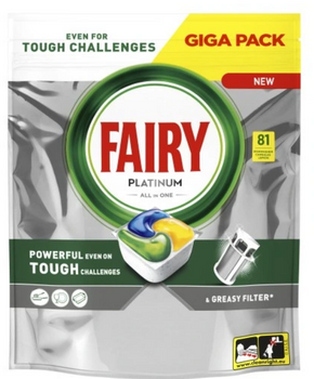 Fairy Platinium Lemon Kapsułki do zmywarki 81 szt