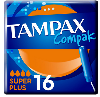 Tampax Compak Super Plus z aplikatorem 16 szt.