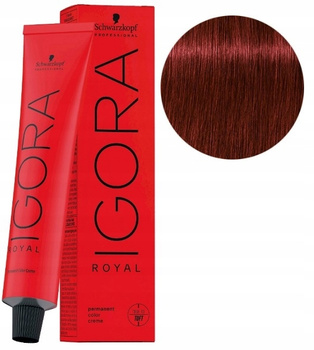 Schwarzkopf Farba Igora Royal 60ml 5-88 JASNY BRĄZ CZERWONY EXTRA