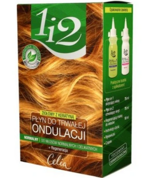 Celia Płyn do Trwałej Ondulacji Ziołowy z Keratyną Normalny 160 ml