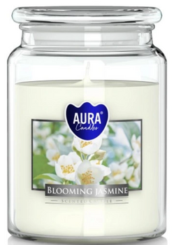 Bispol Świeca Zapachowa w Szkle 500 g Kwitnący Jaśmin