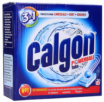 Calgon Tabletki Odkamieniacz w tabletkach do czyszczenia pralek 15 szt