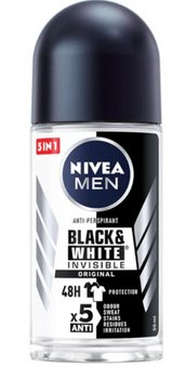 Nivea Men Invisible Black&White Power Antyperspirant w kulce dla mężczyzn 50 ml