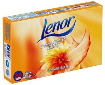 Lenor Summer Breeze Chusteczki Zapachowe do suszarki 34 szt