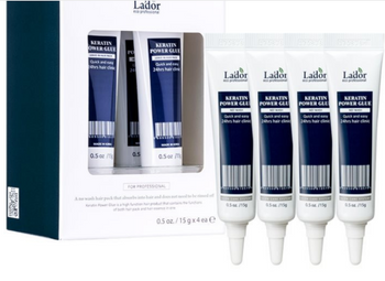 Lador Keratin Power Glue Leave-In Treatment 4x15 g
