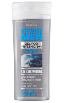 Joanna Power Men Żel pod prysznic 3w1 FRESH Alantoina i Hydromanil 100 ml