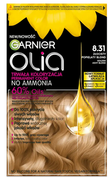 Garnier Olia Farba do włosów 8.31 Złoty Blond