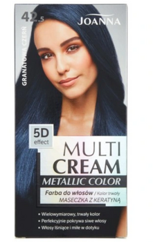 Joanna Multi Cream Color Metallic Farba do włosów Granatowa Czerń 42.5