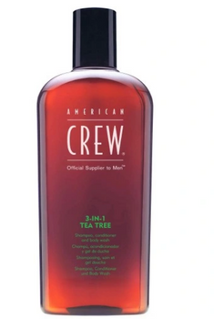 American Crew Tea Tree 3w1 Szampon Żel Odżywka 250  ml