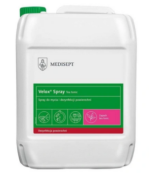 Velox Spray Tea Tonic 5 L Preparat do dezynfekcji powierzchni Medisept
