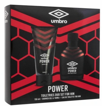 Umbro Power Zestaw Kosmetyków dla mężczyzn Woda Toaletowa+Żel pod prysznic