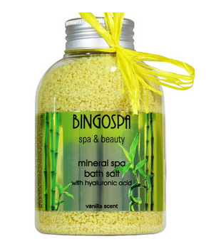 BingoSpa Mineralna Sól do kąpieli Jacuzzi bath van 650g z kw.hialuronowym