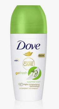 Dove Women Advanced Care Go Fresh Cucumber & Green Tea Antyperspirant Roll-On 50 ml