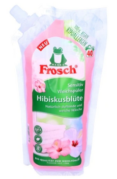 Frosch Płyn do Płukania Tkanin wegański dla alergików Hibiskus 1 L
