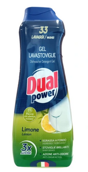 Dual Power Limone Skoncentrowany Żel do mycia naczyń w zmywarce 660 ml