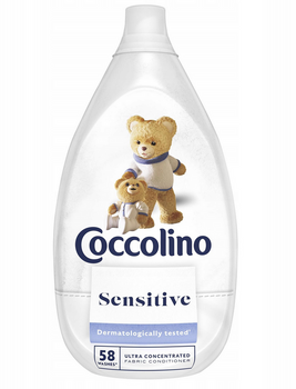 Coccolino Ultimate Care Sensitive Pure Delikatny płyn do płukania z technologią chroniącą tkaniny 870 ml