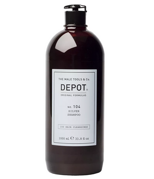 Depot NO.104 Silver Szampon do włosów siwych, białych lub rozjaśnianych 1000 ml