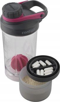 Contigo 43 Water Bottle S&G Comp Wilberry Pink 650ml  1000-0647