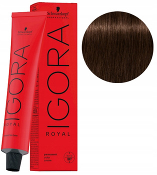 Schwarzkopf Farba Igora Royal 60ml 4-6 ŚREDNI BRĄZ CZEKOLADOWY