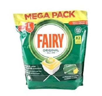 Fairy All In One XXL Kapsułki do zmywarki Lemon 82 szt