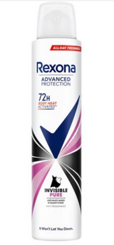 Rexona Motion Advanced Protection Invisible Pure Dezodorant damski 200 ml