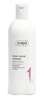 Ziaja Włosy roślinne Szampon do włosów Owoc granatu 400 ml