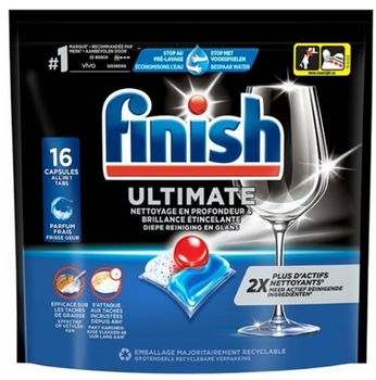 Finish Fresh Ultimate All-in-1 Kapsułki do zmywarki 16 szt