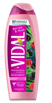 Vidal Żel pod Prysznic Jagoda i Malina 250 ml Blackberry&Mus