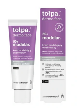 Tołpa Dermo Face +50 Modelar Krem modelujący owal twarzy na noc 40 ml