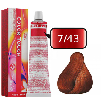 Wella Color Touch Farba 60 ml 7/43
