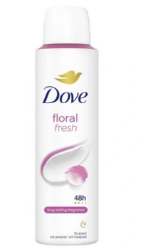 Dove Woman Floral Fresh Antyperspirant w sprayu o delikatnym kwiatowym zapachu 150 ml