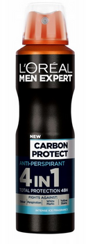L'Oréal Men Expert Antyperspirant 4w1 W Sprayu Carbon Protect 150 ml