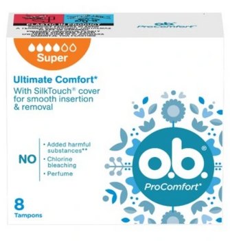 O.B. ProComfort Super Tampony 8 szt