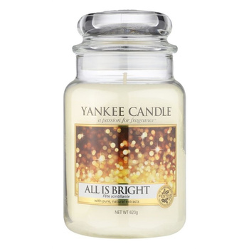 Yankee Candle  All is Bright Słoik Duży 623g