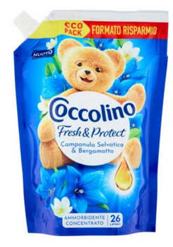 Coccolino Koncentrat do Płukania tkanin Campanula Bergamotto 600 ml