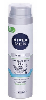 Nivea Men Sensitive 3-Day Beard Żel do Golenia 200 ml