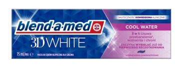 Blend-A-Med Pasta do zębów 3D White Fresh Cool Water 75 ml Usuwa przebarwienia
