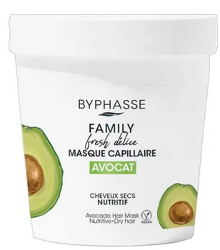 Byphasse Family Fresh Delice Maska do włosów suchych Avocado 250 ml