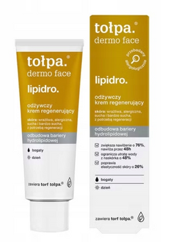 Tołpa Dermo Face Lipidro Krem regeneracyjny bogaty na dzień  40 ml