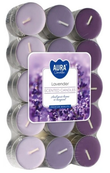 Bispol Podgrzewacze zapachowe typu "Tealight" 30 szt  Lawenda