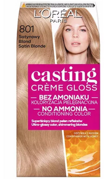 L'Oreal Paris Casting Creme Gloss Farba do włosów 801 Satynowy blond