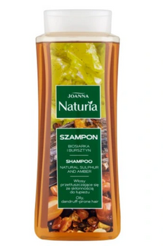 Joanna Naturia Szampon z Biosiarką i Bursztynem 500 ml