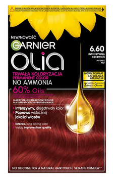 Garnier Olia Farba do włosów 6.60 Intensywna Czerwień
