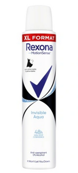 Rexona Motion Sense Invisible Aqua Dezodorant damski 200 ml