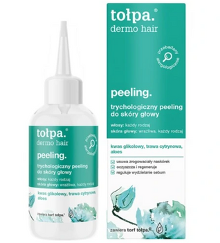 Tołpa Dermo Hair Peeling Trychologiczny do skóry głowy łagodzący podrażnienia 100 ml