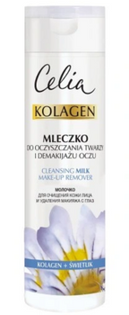 Celia Kolagen Mleczko do oczyszczania twarzy i demakijażu oczu ze świetlikiem 200 ml