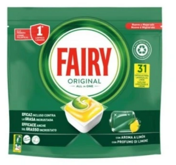 Fairy Original Lemon All In One Kapsułki do zmywarki 31 szt