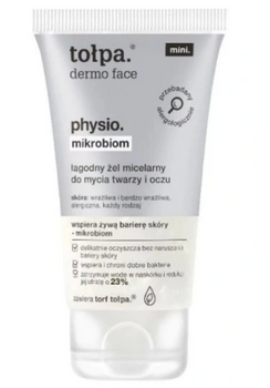 Tołpa Dermo Face Mikrobiom Łagodny Żel Micelarny łagodzący podrażnienia 75  ml